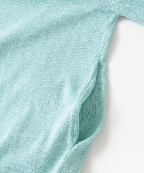 ITEMS URBANRESEARCH（アイテムズ アーバンリサーチ）の「ハイゲージ天竺ニット カーディガン（カーディガン/ボレロ・メンズ・ミント/ブラック・MEDIUM/LARGE）」の16枚目の写真