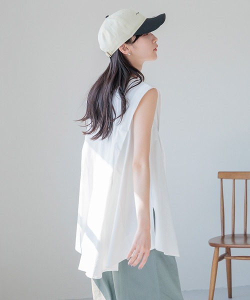 LOWRYS FARM(ローリーズファーム)の「カイテキノウチュニックNS 991857(Tシャツ/カットソー・レディース・オフホワイト/ネイビー/ブラック・FREE)」の7枚目の写真
