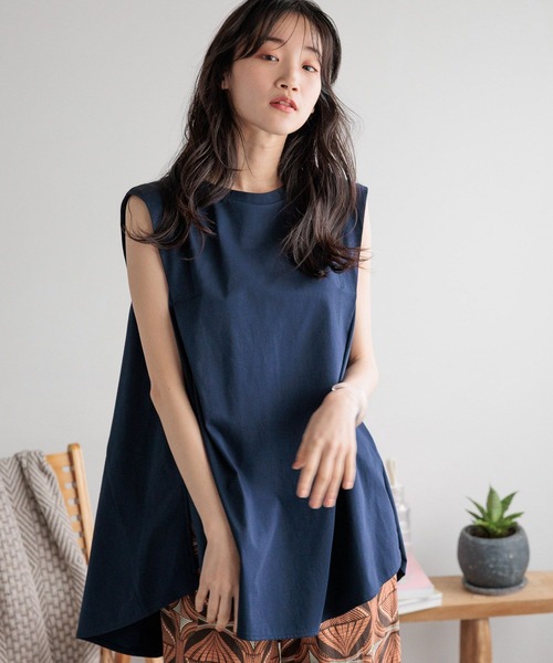 LOWRYS FARM(ローリーズファーム)の「カイテキノウチュニックNS 991857(Tシャツ/カットソー・レディース・オフホワイト/ネイビー/ブラック・FREE)」の20枚目の写真