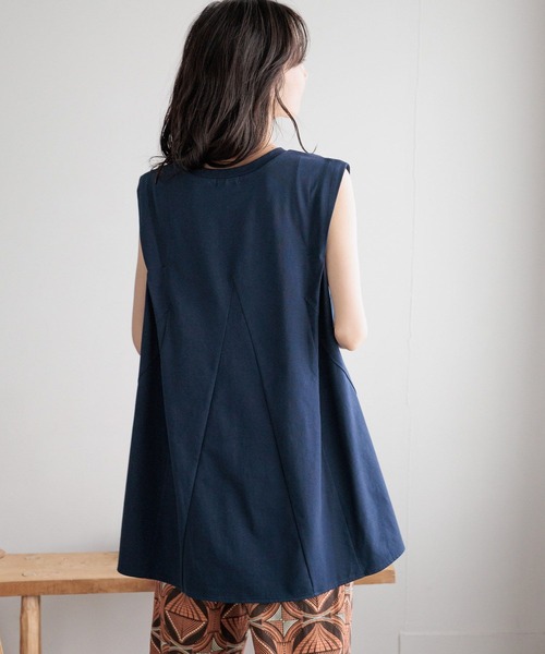 LOWRYS FARM(ローリーズファーム)の「カイテキノウチュニックNS 991857(Tシャツ/カットソー・レディース・オフホワイト/ネイビー/ブラック・FREE)」の21枚目の写真