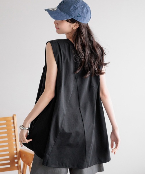 LOWRYS FARM(ローリーズファーム)の「カイテキノウチュニックNS 991857(Tシャツ/カットソー・レディース・オフホワイト/ネイビー/ブラック・FREE)」の14枚目の写真