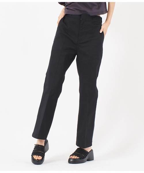Dickies(ディッキーズ)の「DICKIES ストレッチツイルフレアパンツ(その他パンツ・レディース・ベージュ/ライトベージュ/ブラック・L/M)」の19枚目の写真