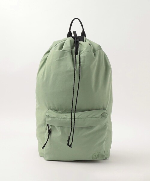 hobo（ホーボー）の「＜hobo＞ ドローストリング バックパック（バックパック/リュック・メンズ・ホワイト/オリーブ・FREE）」の3枚目の写真