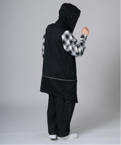 2WAY sleeveless Full-Zip Hoodie / 2WAYノースリーブ フルジップパーカー（パーカー）｜REGIEVO（レジエボ）