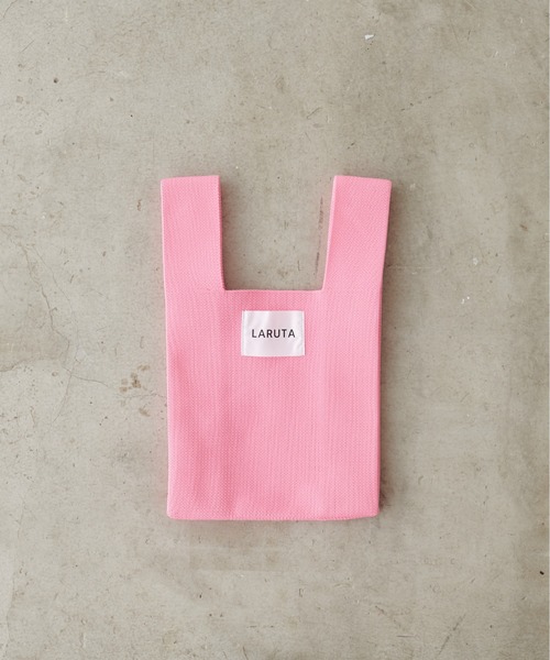 LARUTA(ラルータ)の「【LARUTA】LARUTA miniトートバッグ(ショルダーバッグ・レディース・ピンク/パープル/ブルー/ブラック/ライトベージュ・FREE)」の5枚目の写真