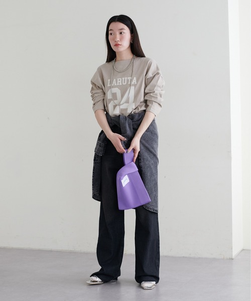 LARUTA(ラルータ)の「【LARUTA】LARUTA miniトートバッグ(ショルダーバッグ・レディース・ピンク/パープル/ブルー/ブラック/ライトベージュ・FREE)」の9枚目の写真