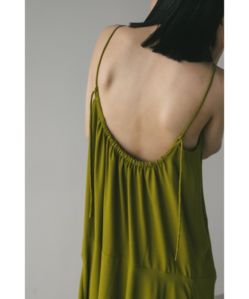 バックラウンドギャザーキャミワンピース（ワンピース）｜STYLEMIXER（スタイルミキサー）