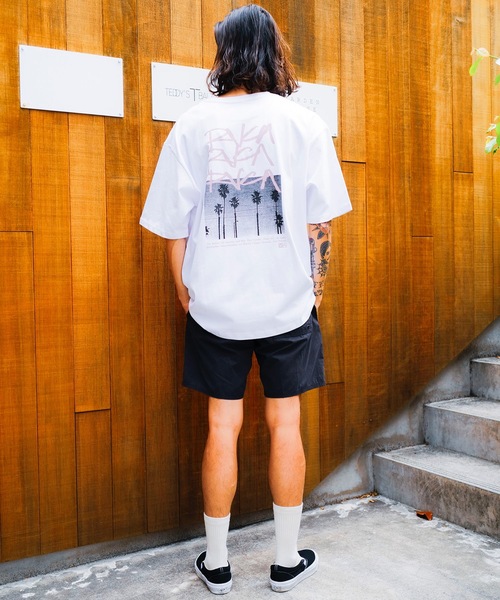 完売確実 大人気 RVCA BILL BOARD SS Ｔシャツ バックプリント◎ セール】【オンライン限定】RVCA メンズ SUPER RAD SS Tシャツ