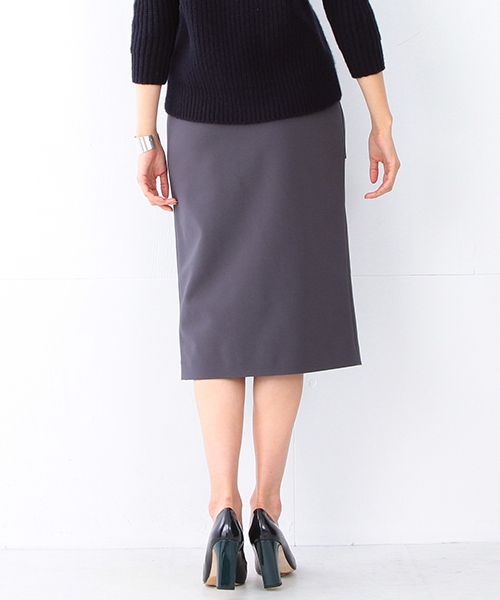 Demi-Luxe BEAMS（デミルクス ビームス）の「Demi-Luxe BEAMS / フロントあき タイトスカート（スカート・レディース・グレー/ブラック・38/36）」の19枚目の写真