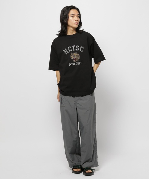 niko and...（ニコアンド）の「アニマルアソート刺しゅうTシャツ（Tシャツ/カットソー・メンズ・ライトグレー/マスタード/オフホワイト/ブルー/ブラック・MEDIUM/LARGE）」の9枚目の写真