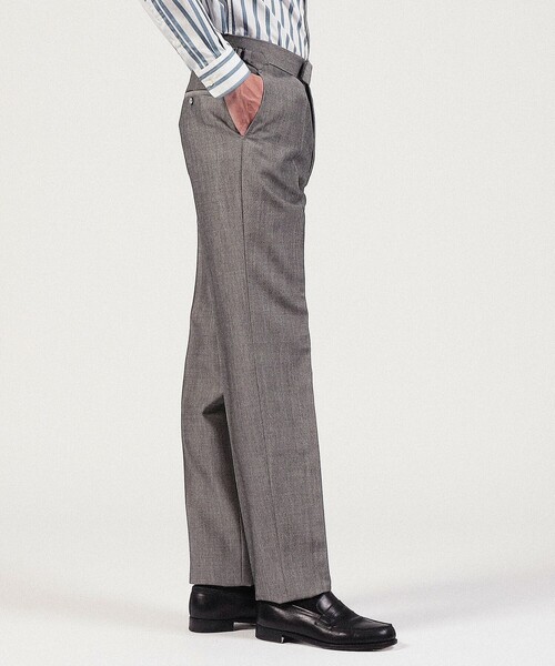 TOMORROWLAND (トゥモローランド)の「FUMIYA HIRONO THE TROUSERS REGENT ウールモヘヤ 1プリーツトラウザーズ(スラックス・メンズ・グレー・36)」の2枚目の写真