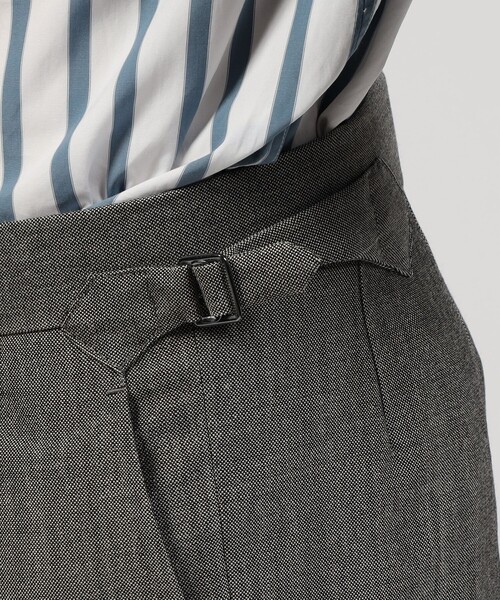 TOMORROWLAND (トゥモローランド)の「FUMIYA HIRONO THE TROUSERS REGENT ウールモヘヤ 1プリーツトラウザーズ(スラックス・メンズ・グレー・36)」の9枚目の写真
