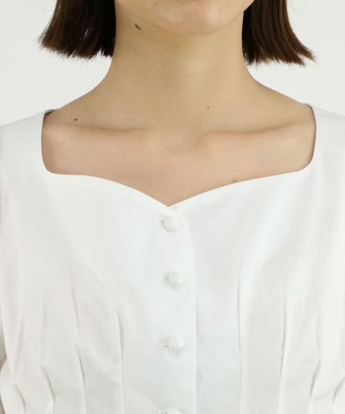 an another angelus(アンアナザーアンジェラス)の「コルセットタックブラウス/ananotherangelus(シャツ/ブラウス・レディース・オフホワイト/ブラック/ブルーグレー・FREE)」の5枚目の写真