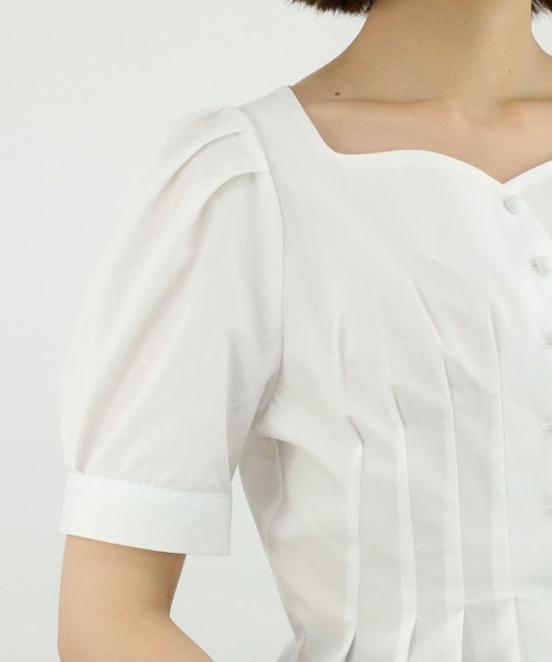 an another angelus(アンアナザーアンジェラス)の「コルセットタックブラウス/ananotherangelus(シャツ/ブラウス・レディース・オフホワイト/ブラック/ブルーグレー・FREE)」の7枚目の写真