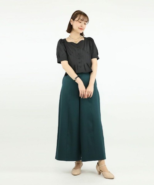 an another angelus(アンアナザーアンジェラス)の「コルセットタックブラウス/ananotherangelus(シャツ/ブラウス・レディース・オフホワイト/ブラック/ブルーグレー・FREE)」の20枚目の写真