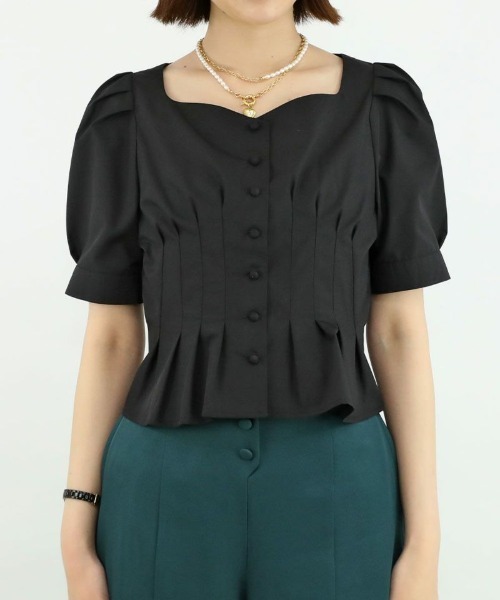 an another angelus(アンアナザーアンジェラス)の「コルセットタックブラウス/ananotherangelus(シャツ/ブラウス・レディース・オフホワイト/ブラック/ブルーグレー・FREE)」の21枚目の写真