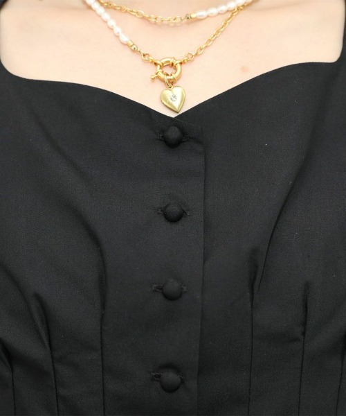 an another angelus(アンアナザーアンジェラス)の「コルセットタックブラウス/ananotherangelus(シャツ/ブラウス・レディース・オフホワイト/ブラック/ブルーグレー・FREE)」の22枚目の写真