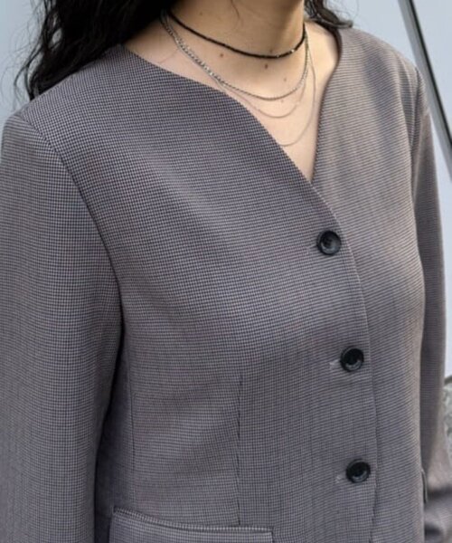 ear PAPILLONNER（イアパピヨネ）の「《金属アレルギー対応/ステンレス/通勤/シンプル》スネークY字ネックレス（ネックレス・レディース・シルバー/ゴールド・FREE）」の12枚目の写真