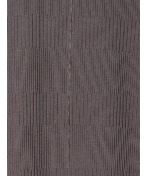 Lugnoncure（ルノンキュール）の「ランダムリブカットワンピース（ワンピース・レディース・ベージュ/チャコールグレー/ブラック・F）」の19枚目の写真