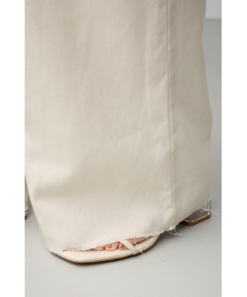 AZUL by moussy（アズールバイマウジー）の「ロープベルトワイドパンツ（その他パンツ・レディース・ブラック/ダークブラウン/ライトベージュ・SMALL/MEDIUM）」の5枚目の写真