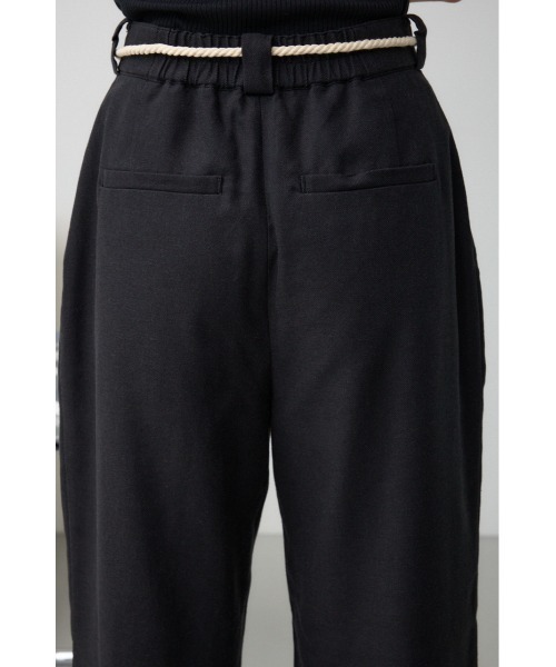 AZUL by moussy（アズールバイマウジー）の「ロープベルトワイドパンツ（その他パンツ・レディース・ブラック/ダークブラウン/ライトベージュ・SMALL/MEDIUM）」の14枚目の写真