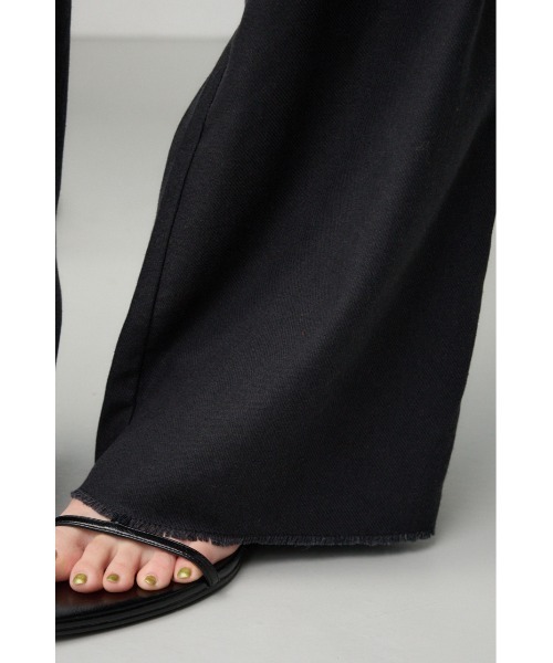 AZUL by moussy（アズールバイマウジー）の「ロープベルトワイドパンツ（その他パンツ・レディース・ブラック/ダークブラウン/ライトベージュ・SMALL/MEDIUM）」の16枚目の写真