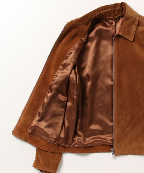 NANO universe（ナノユニバース）の「レザージャケット（その他アウター・メンズ・キャメル・M）」の4枚目の写真