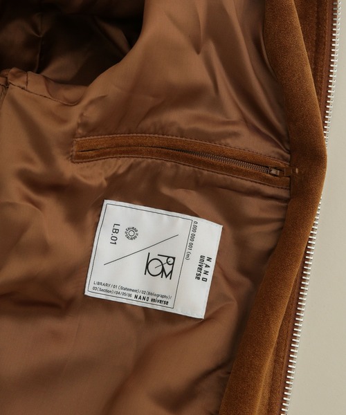 NANO universe（ナノユニバース）の「レザージャケット（その他アウター・メンズ・キャメル・M）」の5枚目の写真