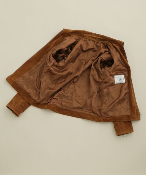 NANO universe（ナノユニバース）の「レザージャケット（その他アウター・メンズ・キャメル・M）」の6枚目の写真