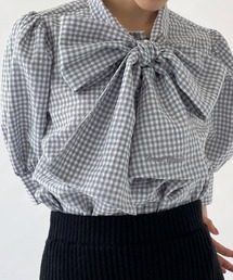Treat urself（トリートユアセルフ）の「Kitty gingham check ribbon 