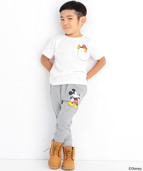 B:MING by BEAMS（ビーミングバイビームス）の「Disney｜ビーミング by ビームス / ミッキーマウス ポケットTシャツ 15SS（Tシャツ/カットソー・キッズ・ホワイト/ネイビー・110/90/100/130/120/140）」の12枚目の写真