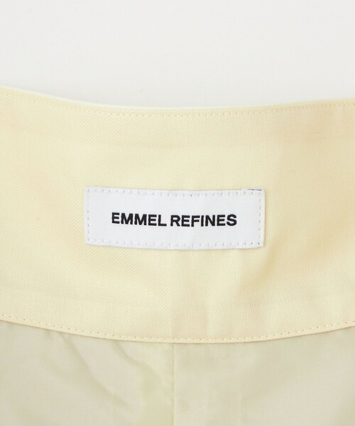 EMMEL REFINES(エメルリファインズ)の「<EMMEL REFINES>EM ハイウエスト 2タック パンツ(スラックス・レディース・ライム/ベージュ・M/S/XS)」の4枚目の写真