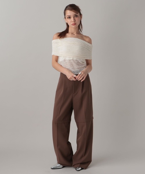 FOREVER 21（フォーエバー トゥエンティーワン）の「【2024FW】2WAYルーズスラックスパンツ（スラックス・レディース・グレー/ブラウン/ブラック・MEDIUM/SMALL）」の20枚目の写真