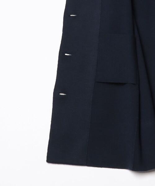 EMPORIO ARMANI（エンポリオアルマーニ）の「【エンポリオ アルマーニ】ダブルブレストコート バージンウール混紡ニット（ピーコート・レディース・ダークブルー・44/40/38/42/36）」の6枚目の写真