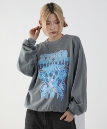 MSG/ピグメント加工スウェットプルオーバー