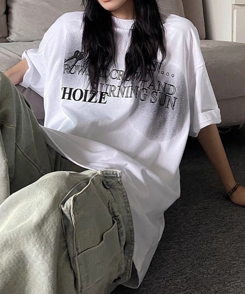 SHEENA(シーナ)の「【ユニセックス】グラフィックロゴプリントBIGTシャツ(Tシャツ/カットソー・レディース・ホワイト/ブラック・M)」の11枚目の写真