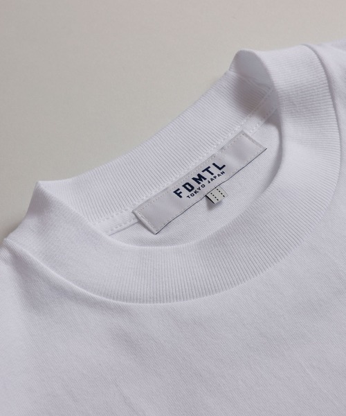 FDMTL（ファンダメンタル）の「FDMTL/ファンダメンタル/SQUARE JACQUARD TEE（Tシャツ/カットソー・メンズ・ネイビー/ホワイト・4/3/2）」の4枚目の写真