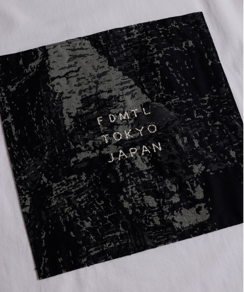 FDMTL（ファンダメンタル）の「FDMTL/ファンダメンタル/SQUARE JACQUARD TEE（Tシャツ/カットソー・メンズ・ネイビー/ホワイト・4/3/2）」の5枚目の写真