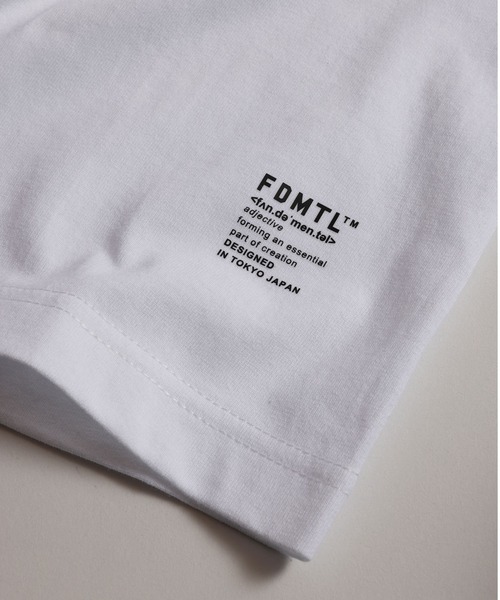 FDMTL（ファンダメンタル）の「FDMTL/ファンダメンタル/SQUARE JACQUARD TEE（Tシャツ/カットソー・メンズ・ネイビー/ホワイト・4/3/2）」の7枚目の写真
