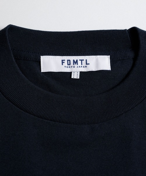 FDMTL（ファンダメンタル）の「FDMTL/ファンダメンタル/SQUARE JACQUARD TEE（Tシャツ/カットソー・メンズ・ネイビー/ホワイト・4/3/2）」の9枚目の写真