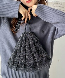 GeeRA | ラメシアーフリルバッグ(ハンドバッグ)