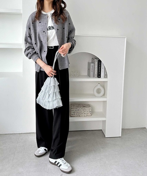 GeeRA（ジーラ）の「ラメシアーフリルバッグ（ハンドバッグ・レディース・ブラック/シルバー/ブラウン/レッド系その他・FREE）」の9枚目の写真