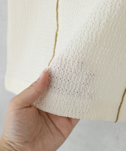 n'OrLABEL（ノアールレーベル）の「『配色メロースクエアタンクトップ』（タンクトップ・レディース・アイボリー/ブラック/パープル/ブラウン・S～Ｍ/3L/L～LL）」の14枚目の写真