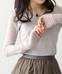 ソフトチュールトップス