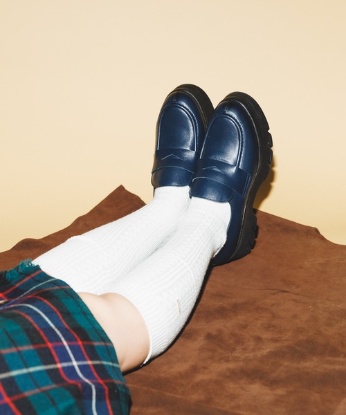 厚底コインローファー/BONTRE 40002-UA