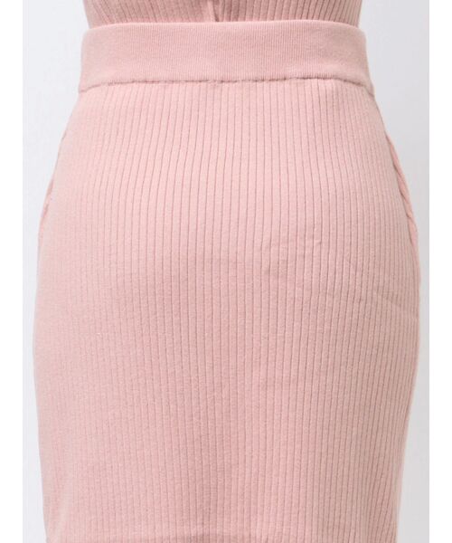 CALNAMUR(カルナムール)の「【セットアイテム】Wジップブロッキングフリルニットセットアップ(ワンピース・レディース・ピンク/グレー/ブラック・SMALL/MEDIUM)」の20枚目の写真