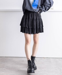 clear | レイヤーフリルヘムスカート [ふんわりフリル]≪2024AW新作≫(スカート)