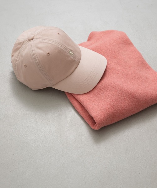 GYMPHLEX(ジムフレックス)の「GYMPHLEX 6PANEL CAP(キャップ・レディース・ネイビー/ライトピンク/アイボリー・FREE)」の7枚目の写真