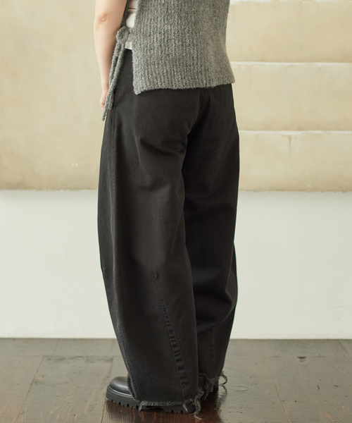 balloon tapeared パンツ　38 plage（プラージュ）の「《WEB限定追加》balloon tapeared パンツ