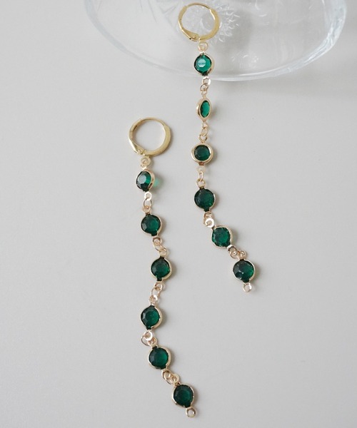 【MISSOMA】ビーズ ストーン ロング ピアス 関税込 リボンストーンピアス | アクセサリー/グッズ/帽子 | JUMELLE